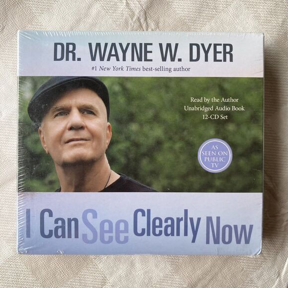 I Can See Clearly Now Dr Wayne W. Dyer CD Audiobook 12 Disc Set Memoir Self Help - Picture 1 of 2